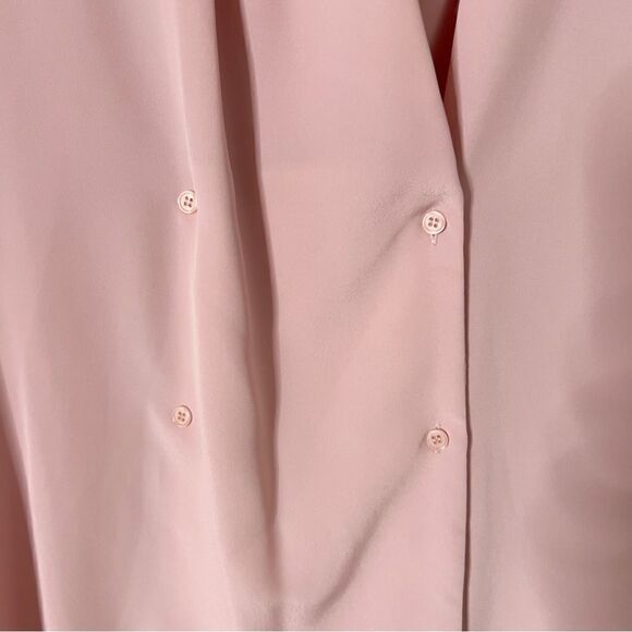 Pendleton Long Sleeve Pink Double Breasted Blouse Size 12 - Picture 5 of 6